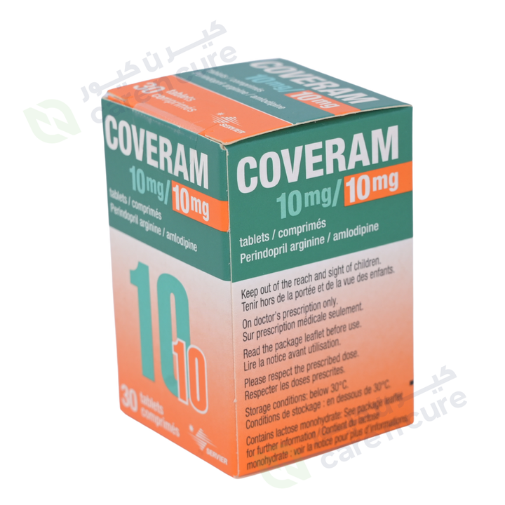 Coveram 10mg/10mg Tablets 30 Pieces