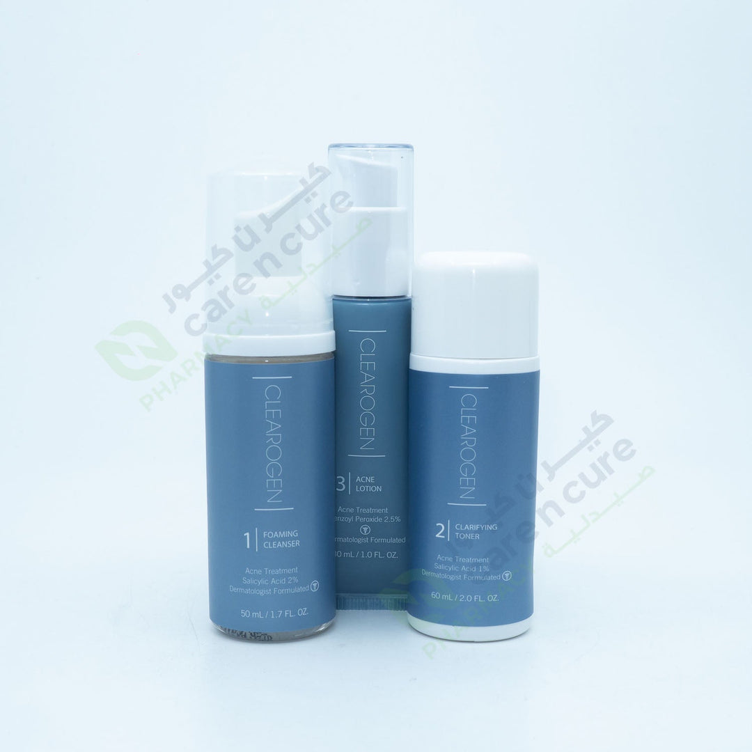 Clearogen Benzoyl Peroxide 2.5 % Acne Treatment Set