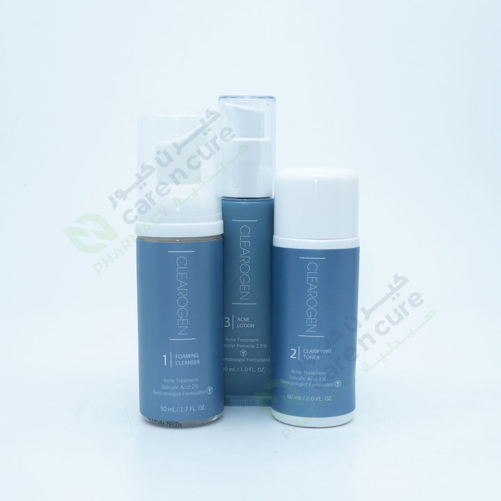 Clearogen Benzoyl Peroxide 2.5 % Acne Treatment Set