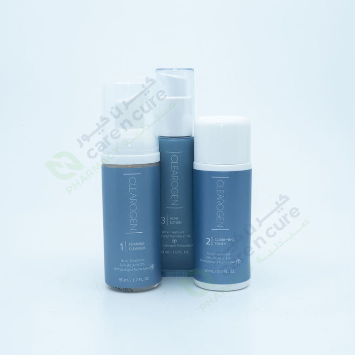 Clearogen Benzoyl Peroxide 2.5 % Acne Treatment Set