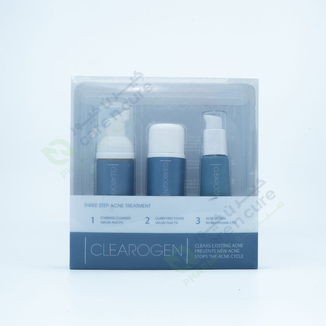 Clearogen Benzoyl Peroxide 2.5 % Acne Treatment Set