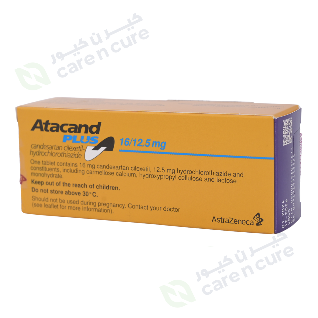 Atacand Plus 16/12.5mg Tablets 28 Pieces