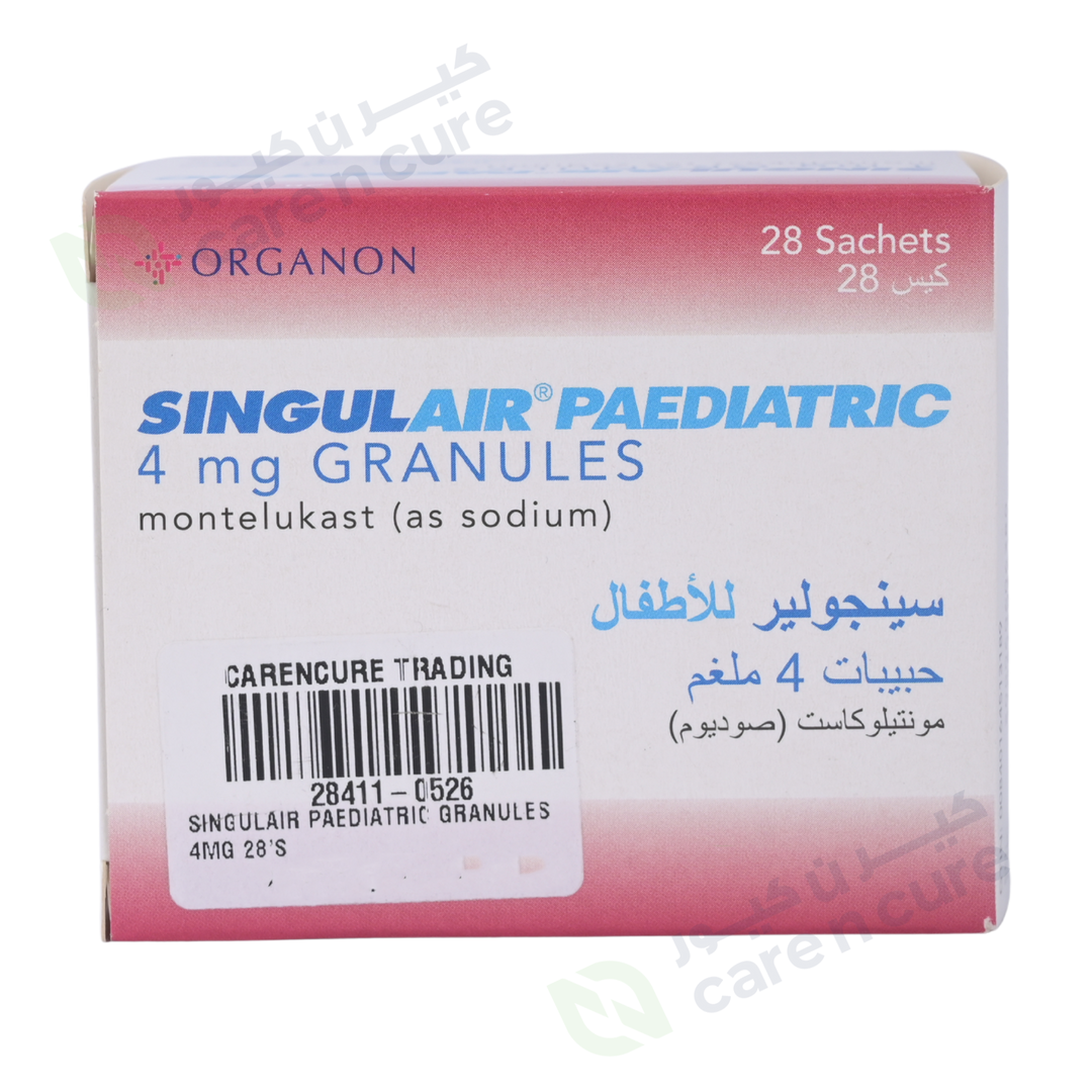 Singulair Paediatric Granules 4mg 28 Pieces