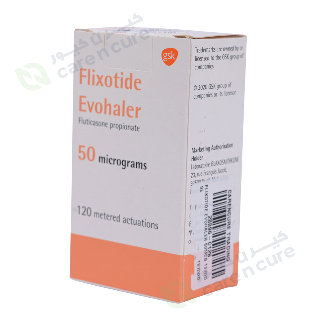 Flixotide Evohaler 50 Mcg 120 Dose