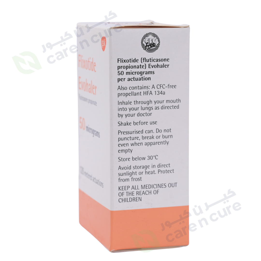 Flixotide Evohaler 50 Mcg 120 Dose