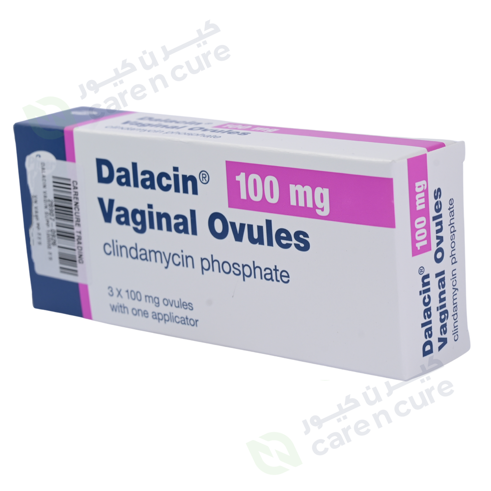 Dalacin Vaginal Suppositories 100 mg 3 Pieces (Original Prescription Is Mandatory Upon Delivery)