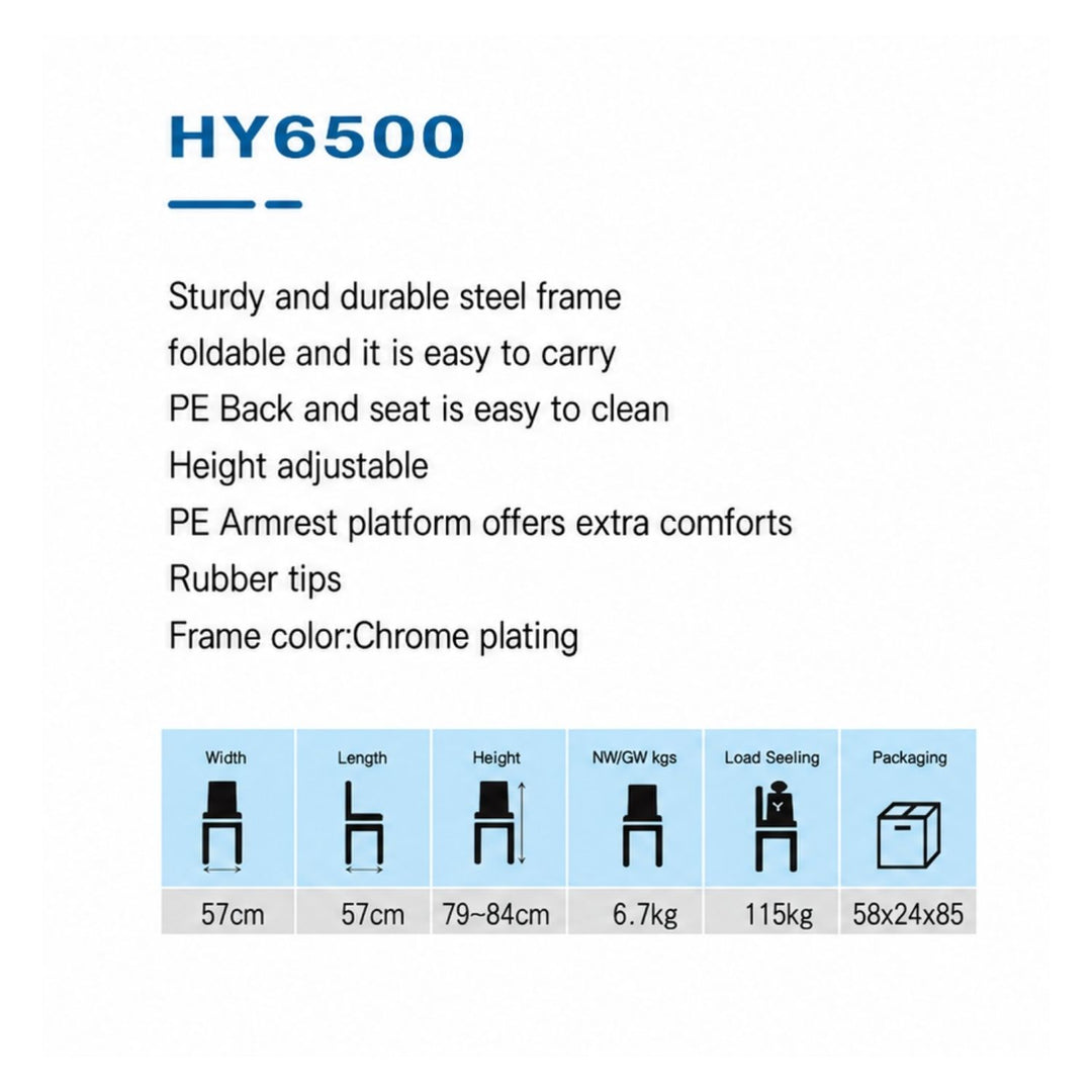 Escort Commode Chair With Out Wheel # Hy6500