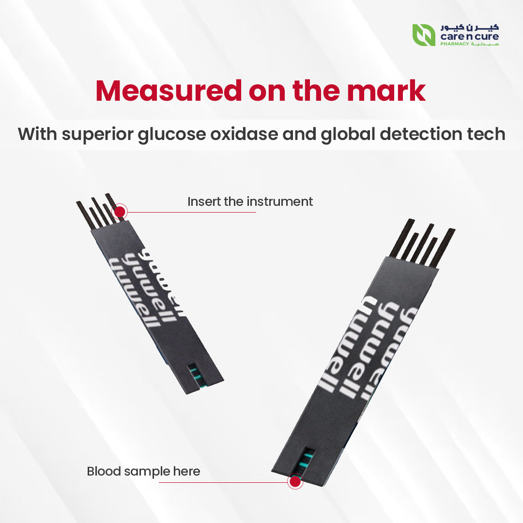 Yuwell Glucometer +50 X 2 Strips+2 Lancet Offer