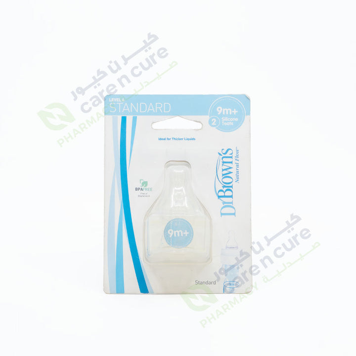 Dr. Browns Level-4 Silicone Nipple 2Pack