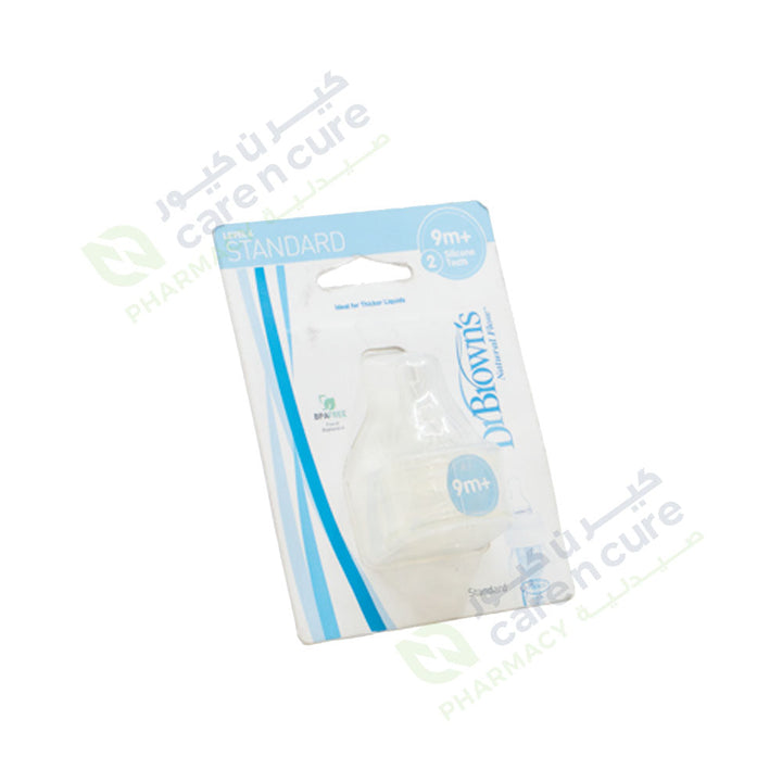 Dr. Browns Level-4 Silicone Nipple 2Pack