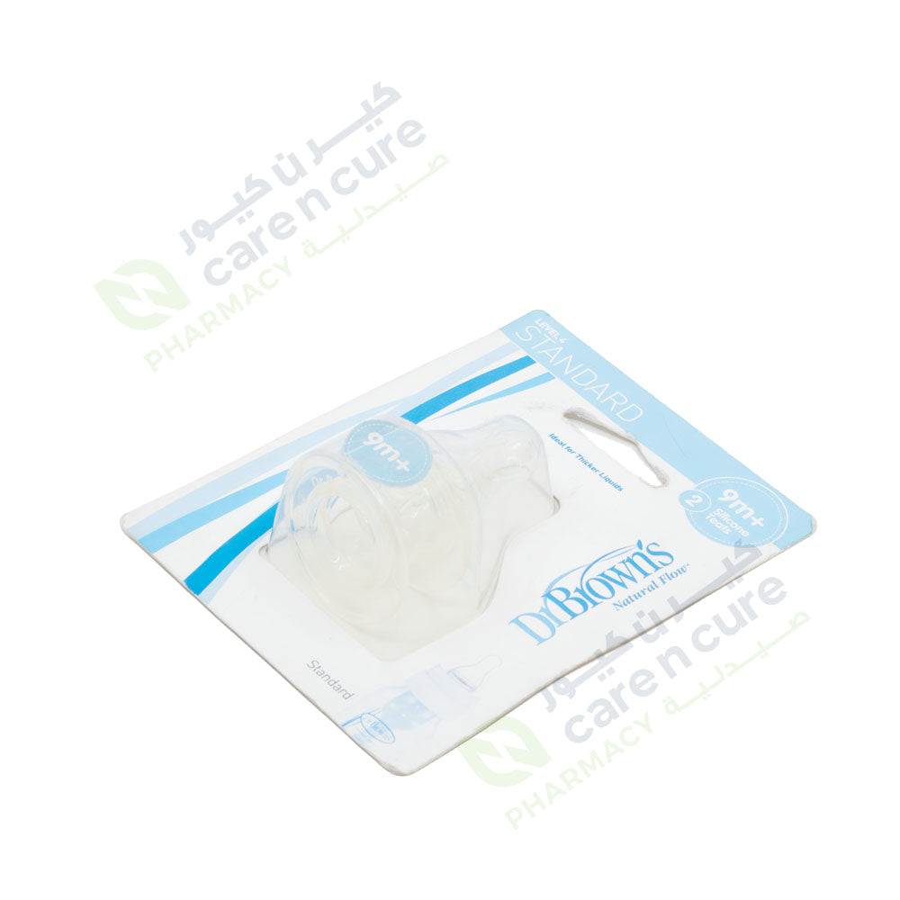 Dr. Browns Level-4 Silicone Nipple 2Pack