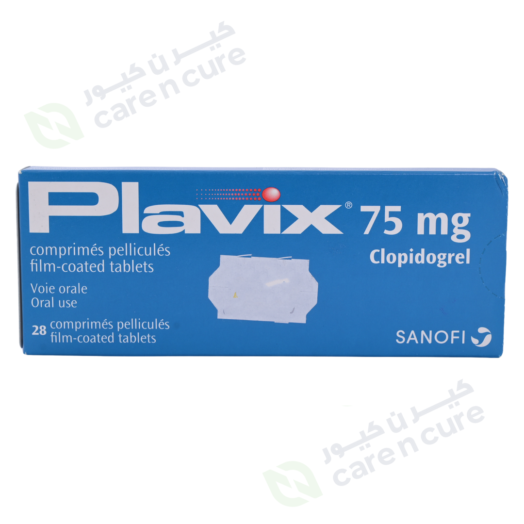 Plavix 75mg Tablets 28 Pieces