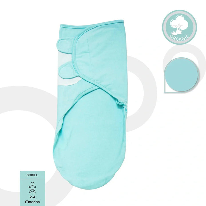 Moon Organic Swaddler-Blue S