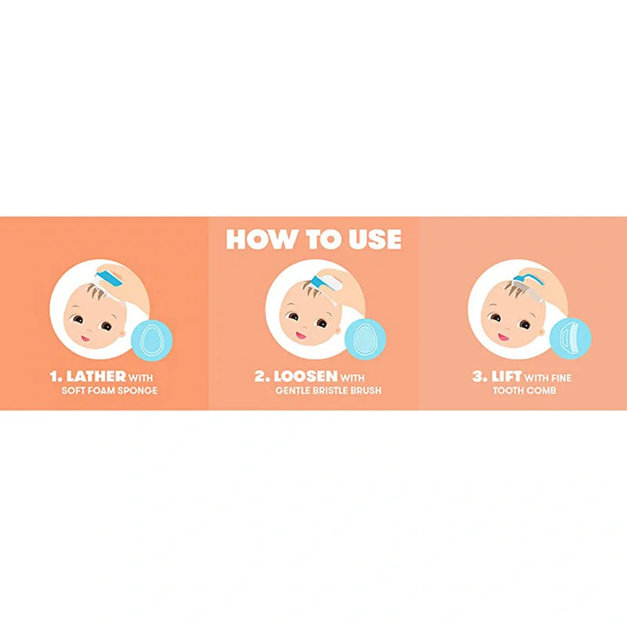 Frida Baby - DermaFrida FlakeFixer 3 Step Cradle Cap System