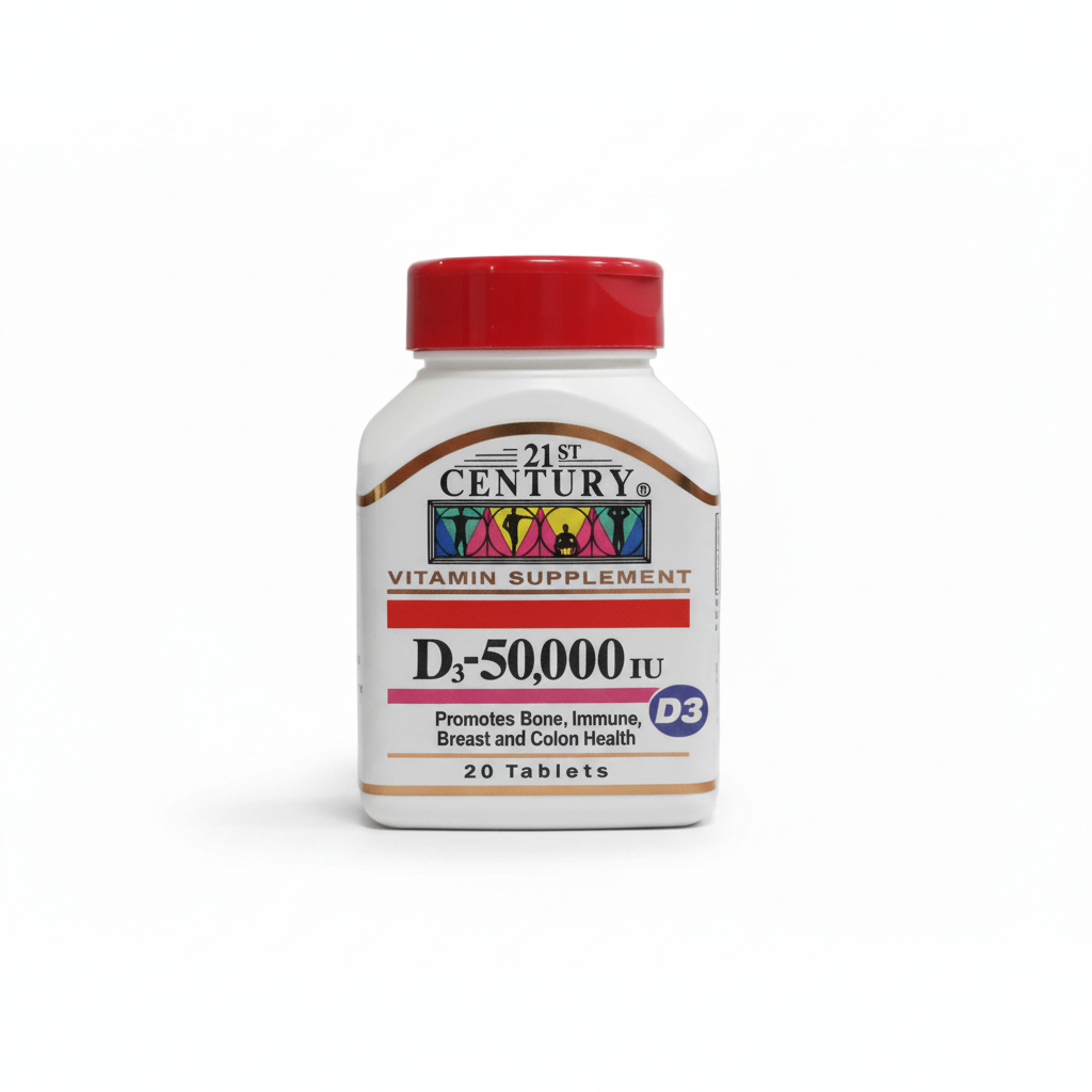 21st Century Vitamin D3-50,000 IU