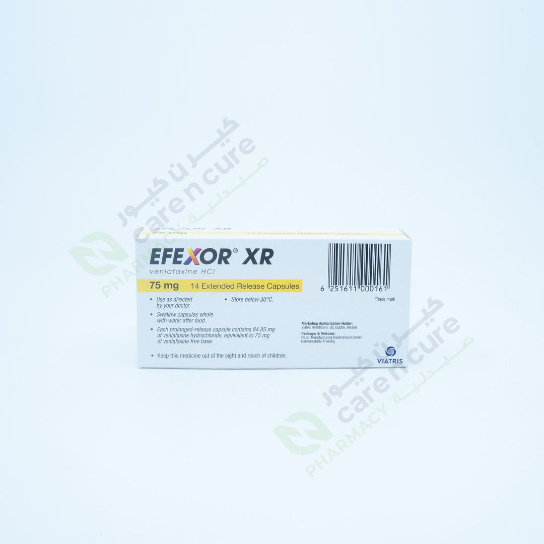 Efexor Xr 75Mg Cap 14 Pieces Efexor Xr 75Mg Cap 14 Pieces