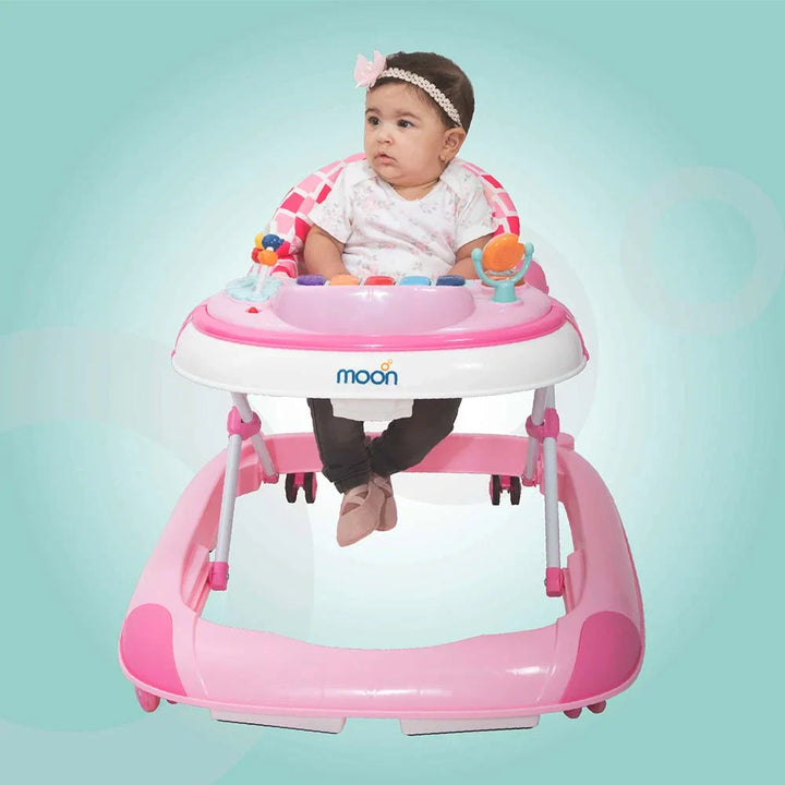 Moon - MUV Baby/Child Walker with Music & Toys (Pink)