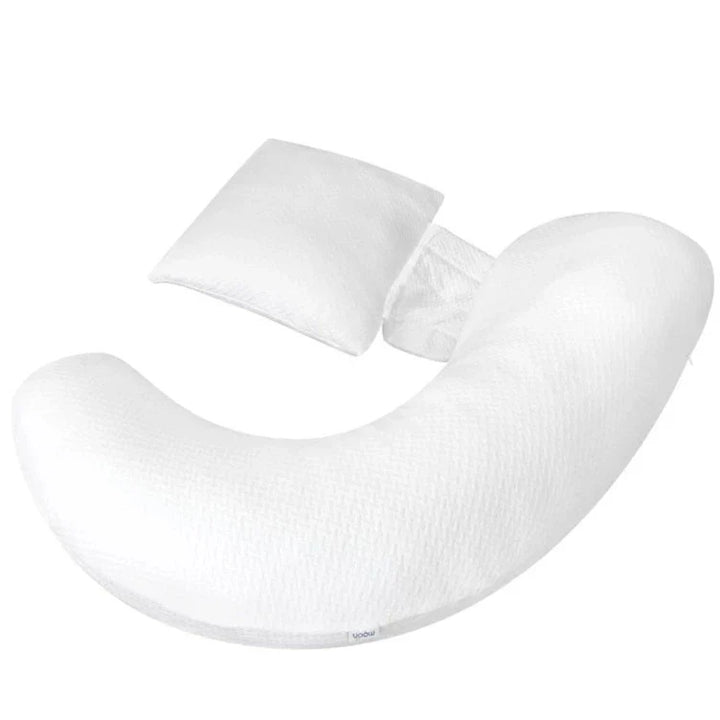 Moon - Organic Multi-Position Pregnancy Pillow (White)