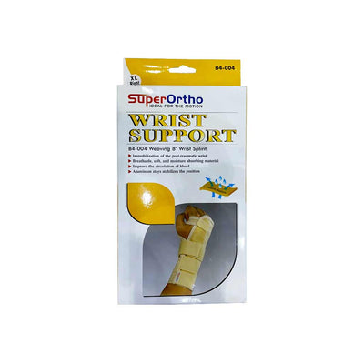 Super Ortho Weaving 8 Inch Wrist Splint B4-004 Right