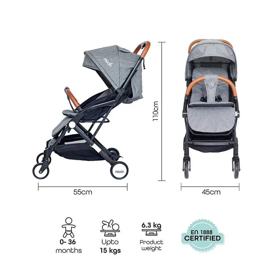 Buy Moon - Ritzi - Cabin Stroller (Grey) Online at Best prices in Qatar ...