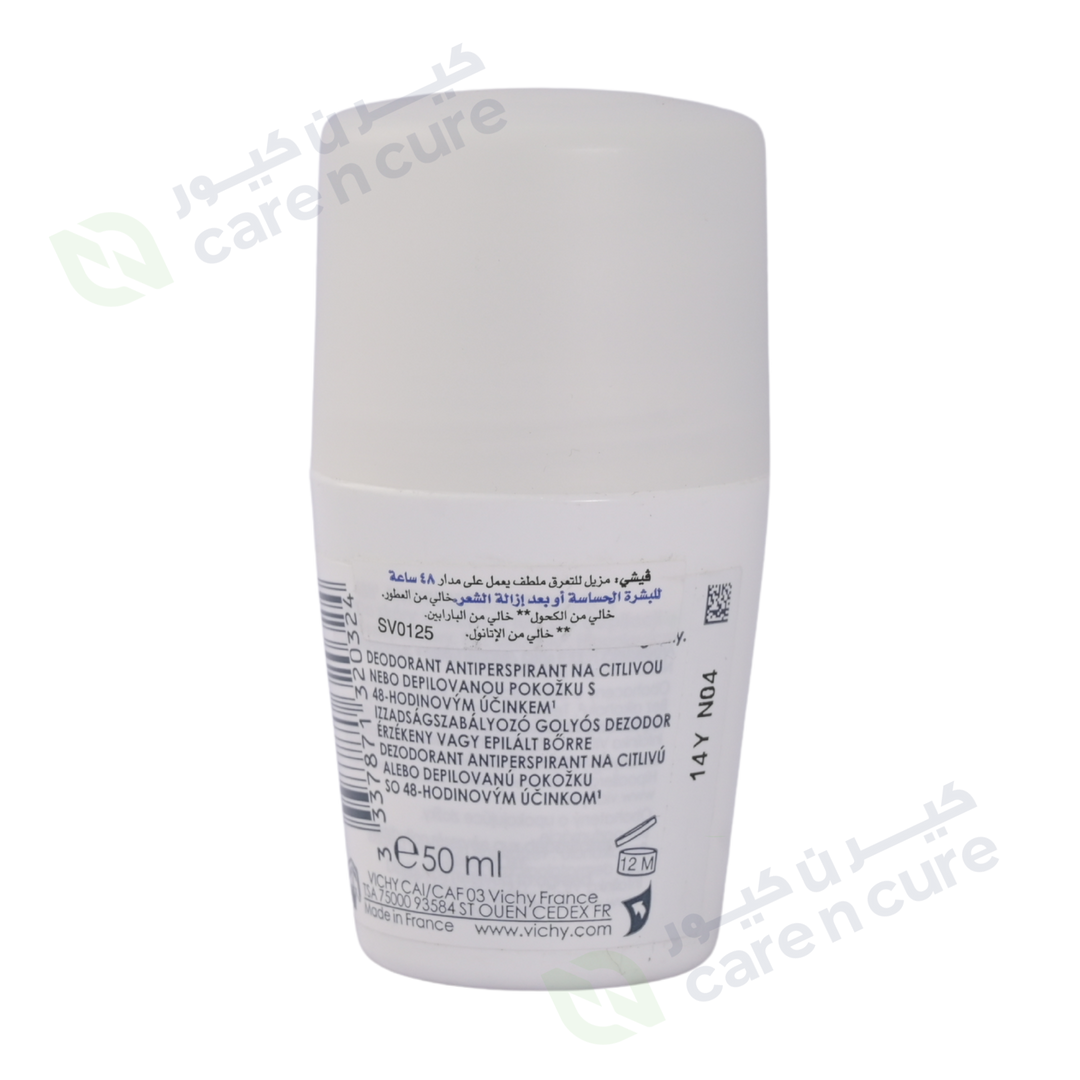 Vichy Deodorant Soothing Anti-Perspirant Roll On 50ml