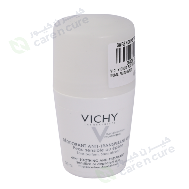 Vichy Deodorant Soothing Anti-Perspirant Roll On 50ml