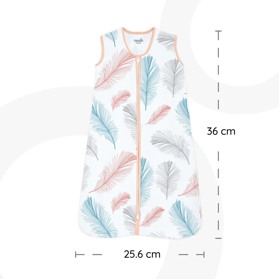 Moon - Organic Sleepsack - Feature And Pink (Pack of 2)