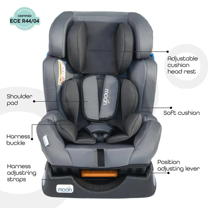 Moon - Sumo Baby/Infant Car Seat (Group0,1,2) (0-25 Kg) Grey