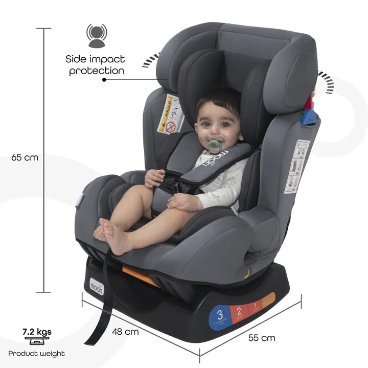 Moon - Sumo Baby/Infant Car Seat (Group0,1,2) (0-25 Kg) Grey