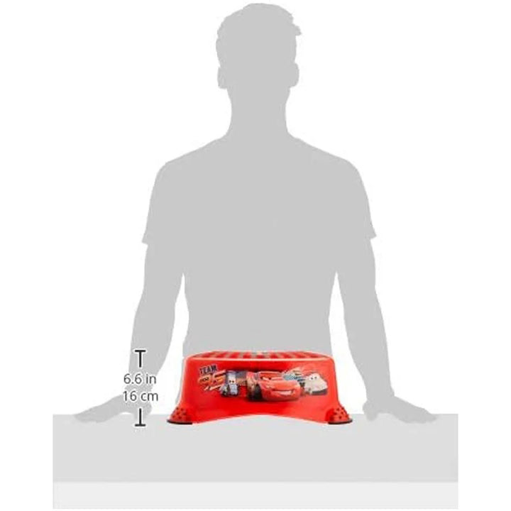 Keeeper Tomek Cars Step Stool With Anti-Slip-Function