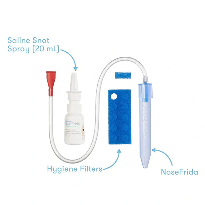 NoseFrida The Snotsucker Saline Kit