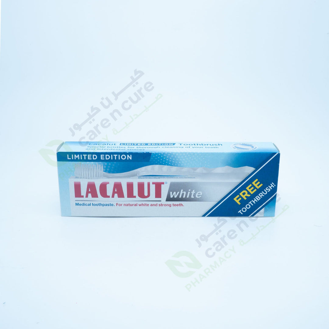 Lacalut White T/P 75 ml+ Free White Brush