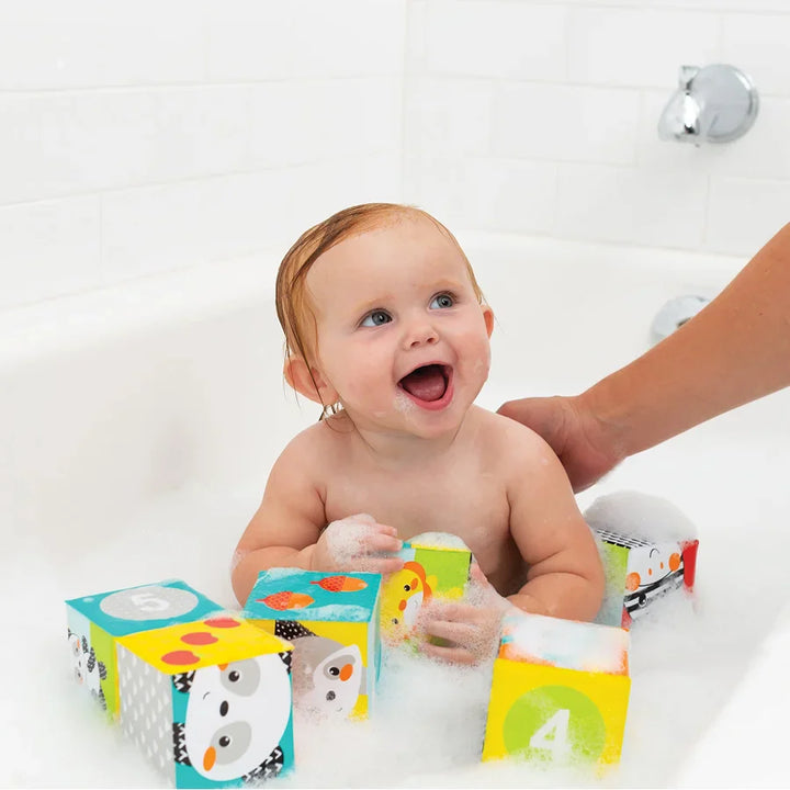 Infantino - Colors & Numbers Bath Blocks