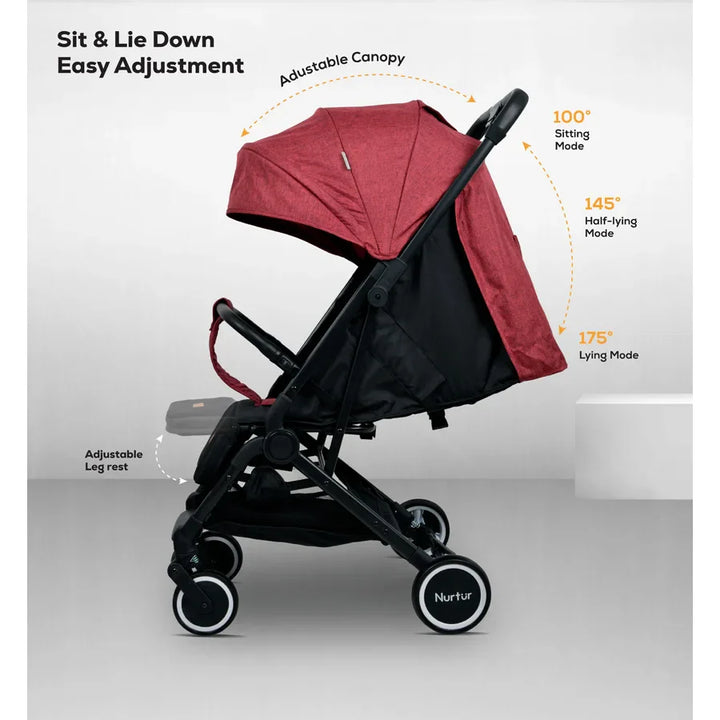 Nurtur - Bravo Travel Stroller (Red)