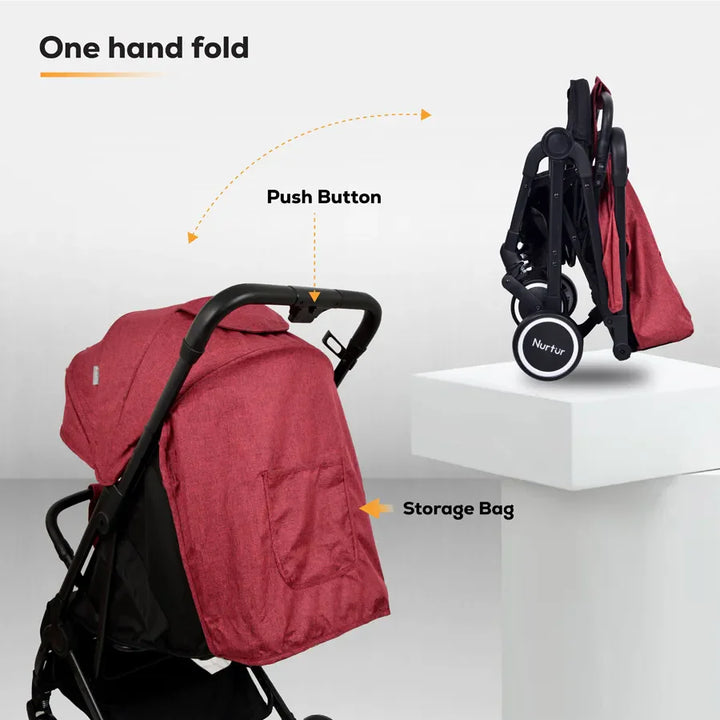 Nurtur - Bravo Travel Stroller (Red)