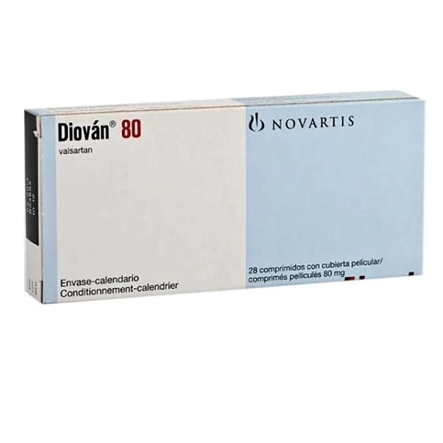 Diovan 80 mg Tablets 28 Pieces