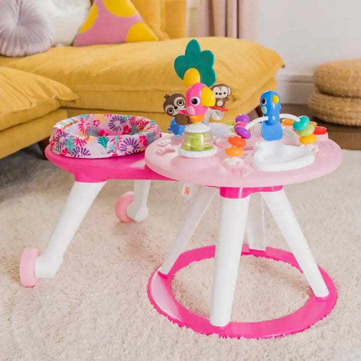 Bright Starts - Around We Go 2-in-1 Walk-Around - Tropic Coral
