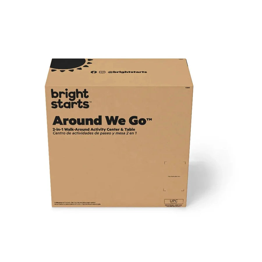 Bright Starts - Around We Go 2-in-1 Walk-Around - Tropic Coral