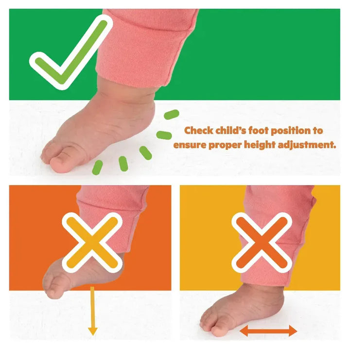 Bright Starts - Around We Go 2-in-1 Walk-Around - Tropic Coral