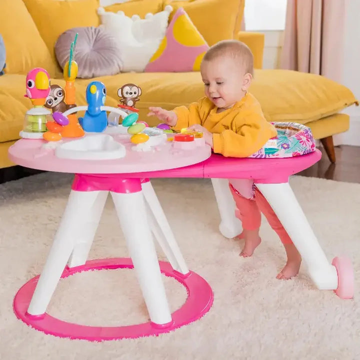 Bright Starts - Around We Go 2-in-1 Walk-Around - Tropic Coral