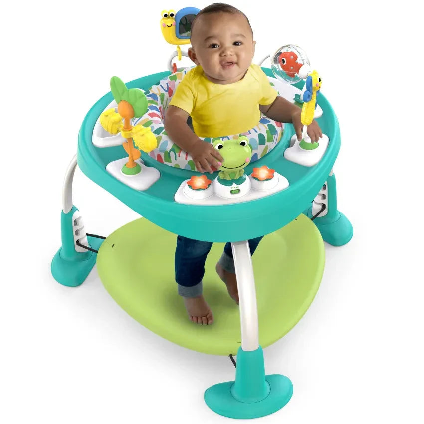 Bounce?Bounce?Baby 2-in-1 Activity Jumper & Table - Playful Pond