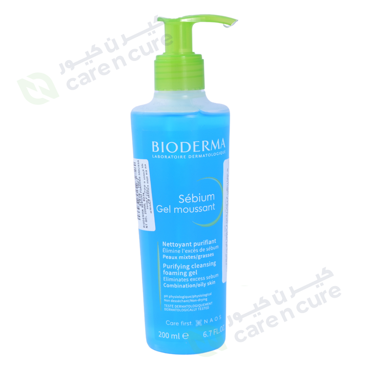 Bioderma Sebium Foaming Moussant Gel 200ml