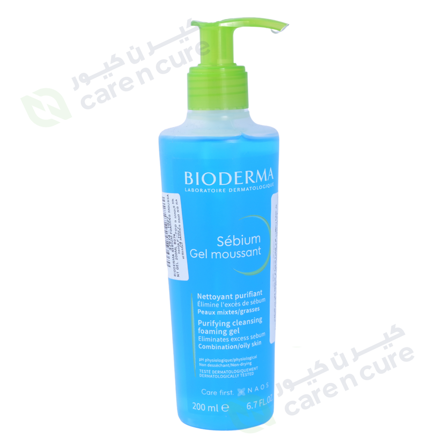 Bioderma Sebium Foaming Moussant Gel 200ml