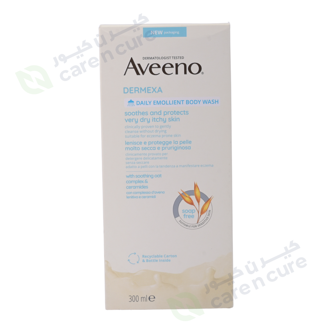 Aveeno Dermexa Daily Emollient Body Wash 300ml