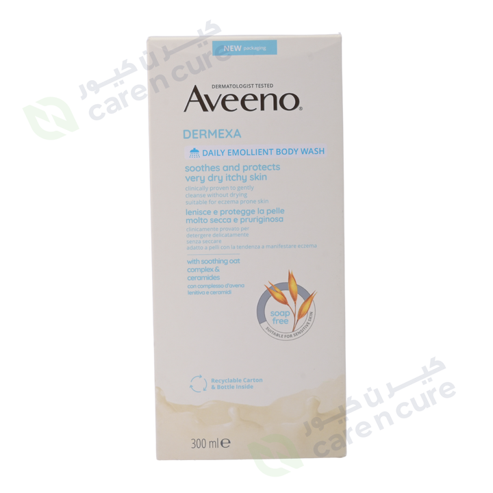 Aveeno Dermexa Daily Emollient Body Wash 300ml