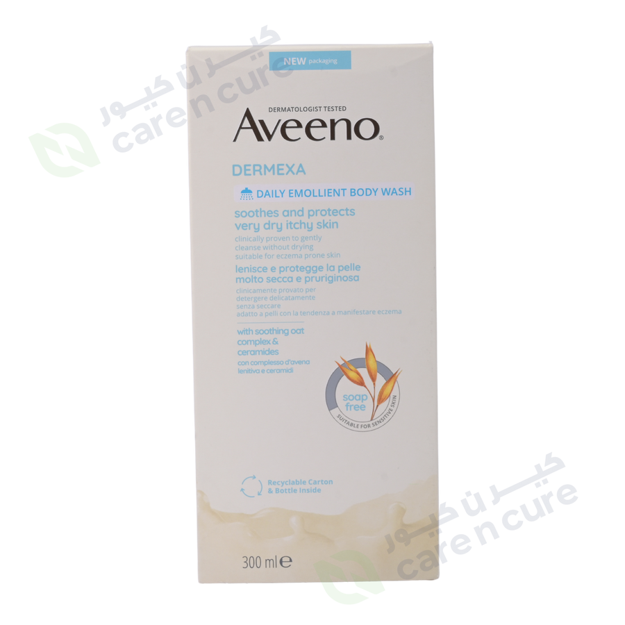 Aveeno Dermexa Daily Emollient Body Wash 300ml