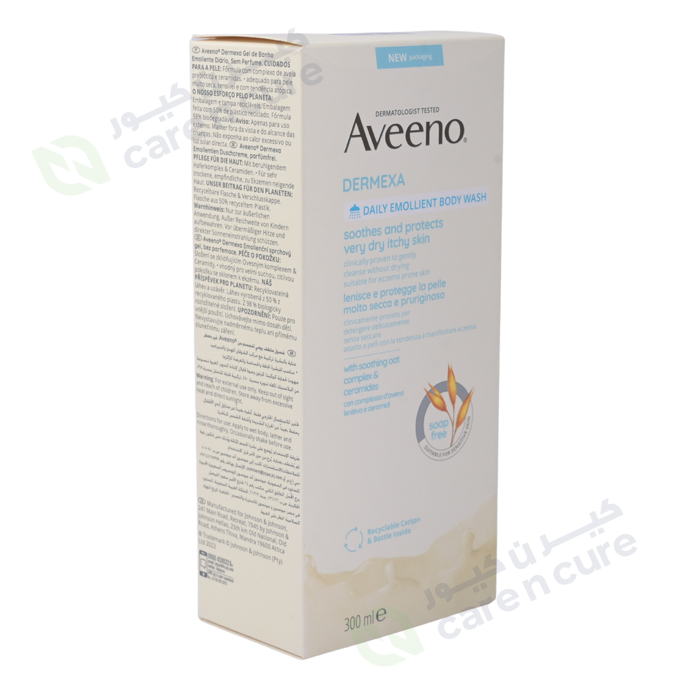 Aveeno Dermexa Daily Emollient Body Wash 300ml