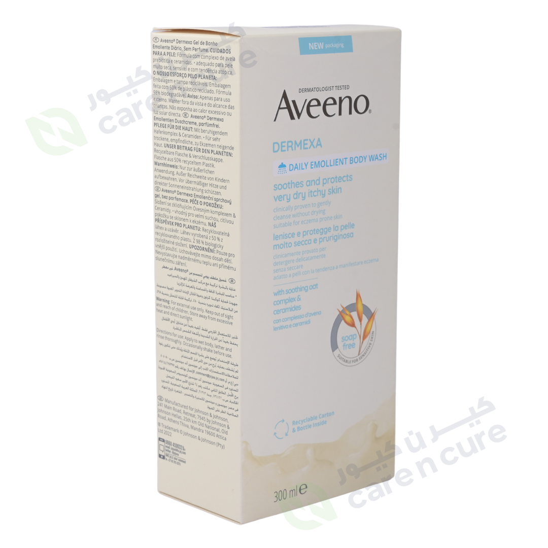 Aveeno Dermexa Daily Emollient Body Wash 300ml