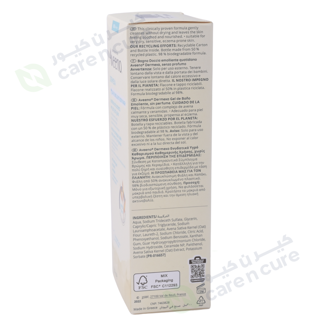 Aveeno Dermexa Daily Emollient Body Wash 300ml