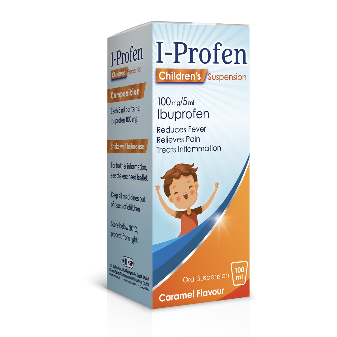 I-Profen 100 Mg/ 5ml (Caramel) Suspension 100 ml